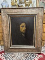 Uraltes Ölgemälde „Potrait Mann“ nach S. Bourbon, Karl Degen