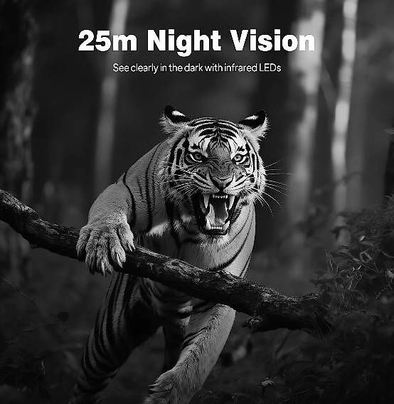 Camcorder: Caméra de Chasse WiFi 4K Détection Mouvement Vision Nocturne – Gebraucht aus Donneloye von ire_767q 3