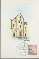 CARTOLINA SANDRO MADONNA  # 9 BARI ANNULLO FILATELICO FDC