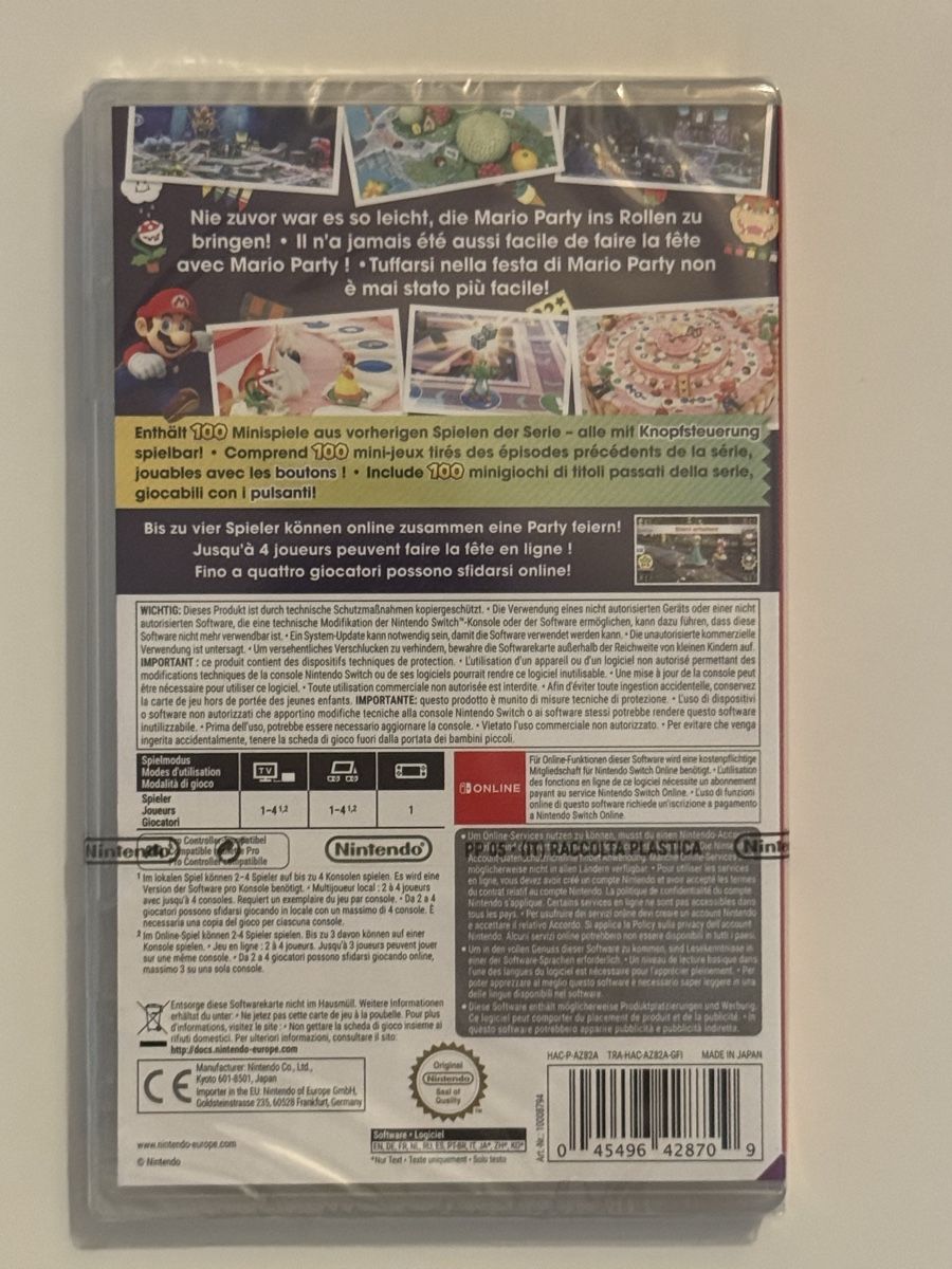 Spiele: NEU Mario Party Superstars - Nintendo Switch – Neu und originalverpackt aus Zürich von jabo22 1