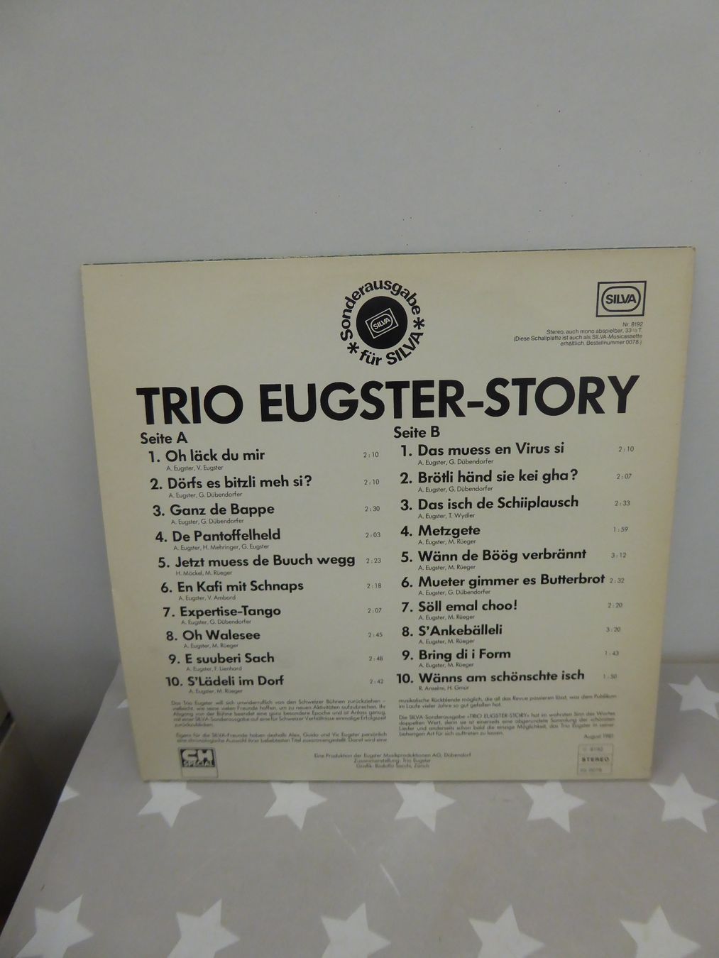 Dischi in vinile: LP: Trio Eugster Story – Usato da Rafz venduto da Powacaddy 1