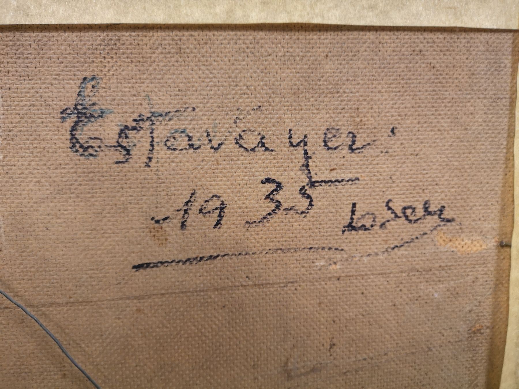Gemälde: LE CHÂTEAU D'ESTAVAYER en 1935 – Gebraucht aus Genève von Qanil77 5