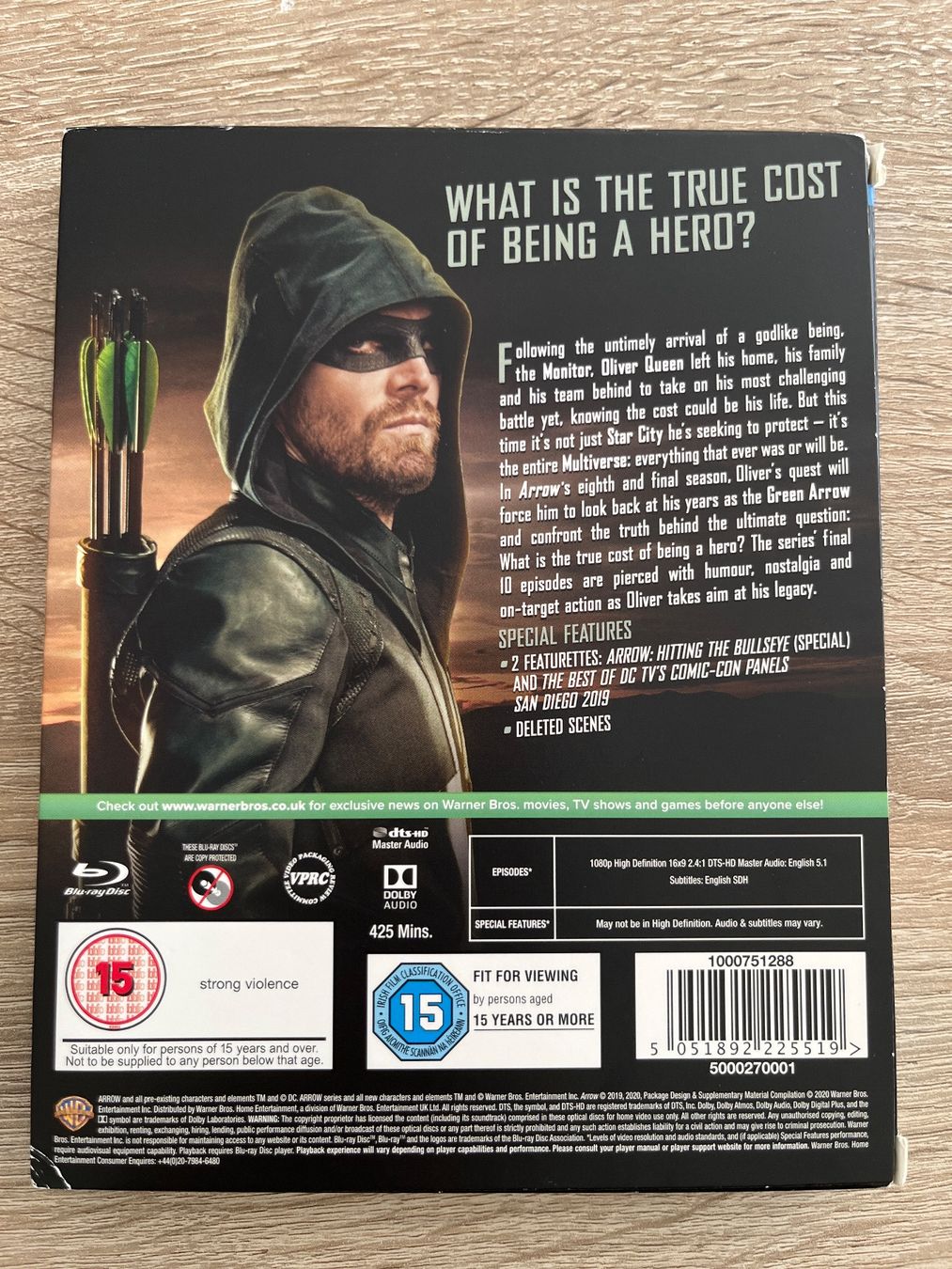 Tutti i DVDs: Arrow Season 8 Blu-ray – Usato da Au ZH venduto da blurayundvideospiele 3