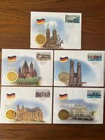 5 PHILSWISS Numisbriefe Deutsche Landeshauptstädte Sammlung