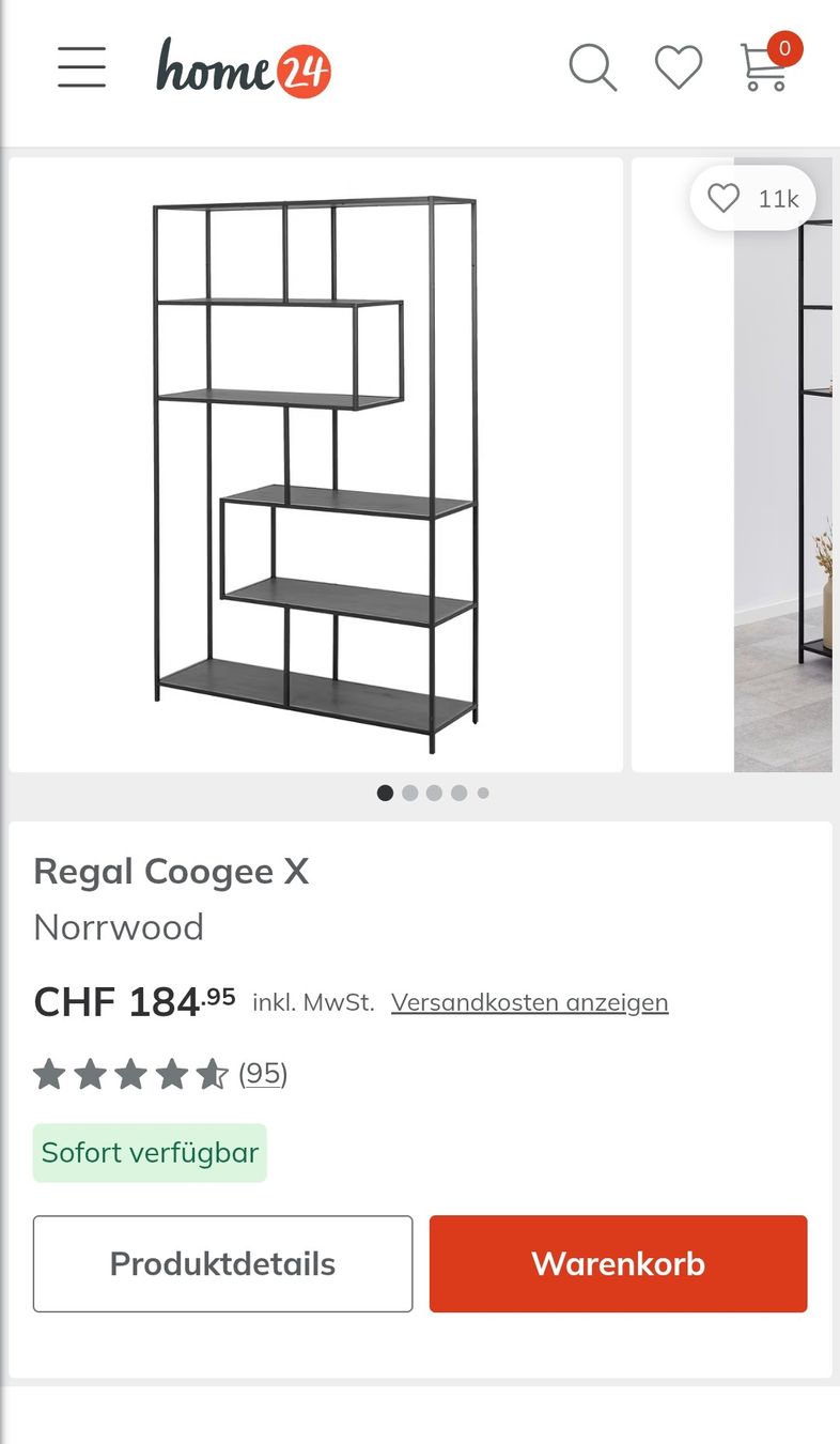 Regale: Regal schwarz – Neu (gemäss Beschreibung) aus Zürich von acc_m6jp 3