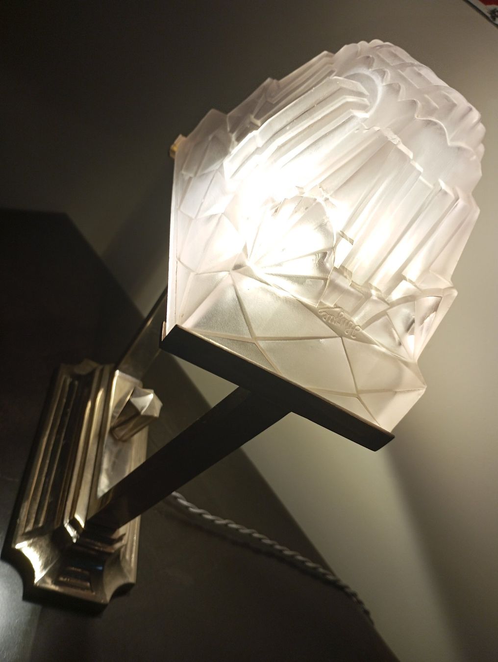 Lampade: Art-Deco: Tischlampe "Hugue"  / lampe de table – Usato da Fontaines NE venduto da waterfoot 1