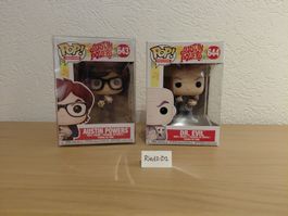 Funko Pop! Movies 643 Austin Powers + 644 Dr. Evil