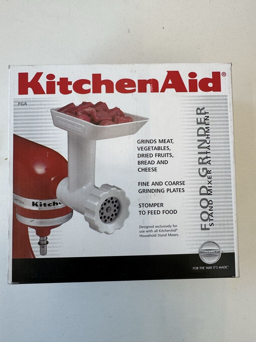Kitchenaid Elettrodomestici da cucina: KitchenAid Fleischwolf Aufsatz FGA NEU & Originalverpackt – Nuovo e nell'imballaggio originale da Zürich venduto da Nobs1 7
