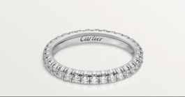  Cartier Étincelle Diamantring Ehering 18K Weißgold