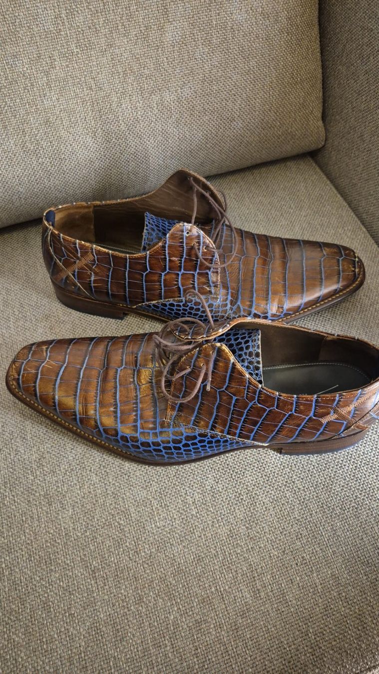 Herrenschuhe: Floris Van Bommel Schlangenlederoptik Herren Grösse 46 – Gebraucht aus Allschwil von and_gj8z