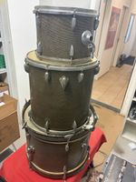 Vintage Tromsa Drum Set mit HW und Becken