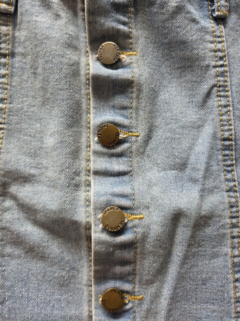 Gonne: Jeansrock hellblau geknöpft – Usato da Luzern venduto da oli_6x2r 1