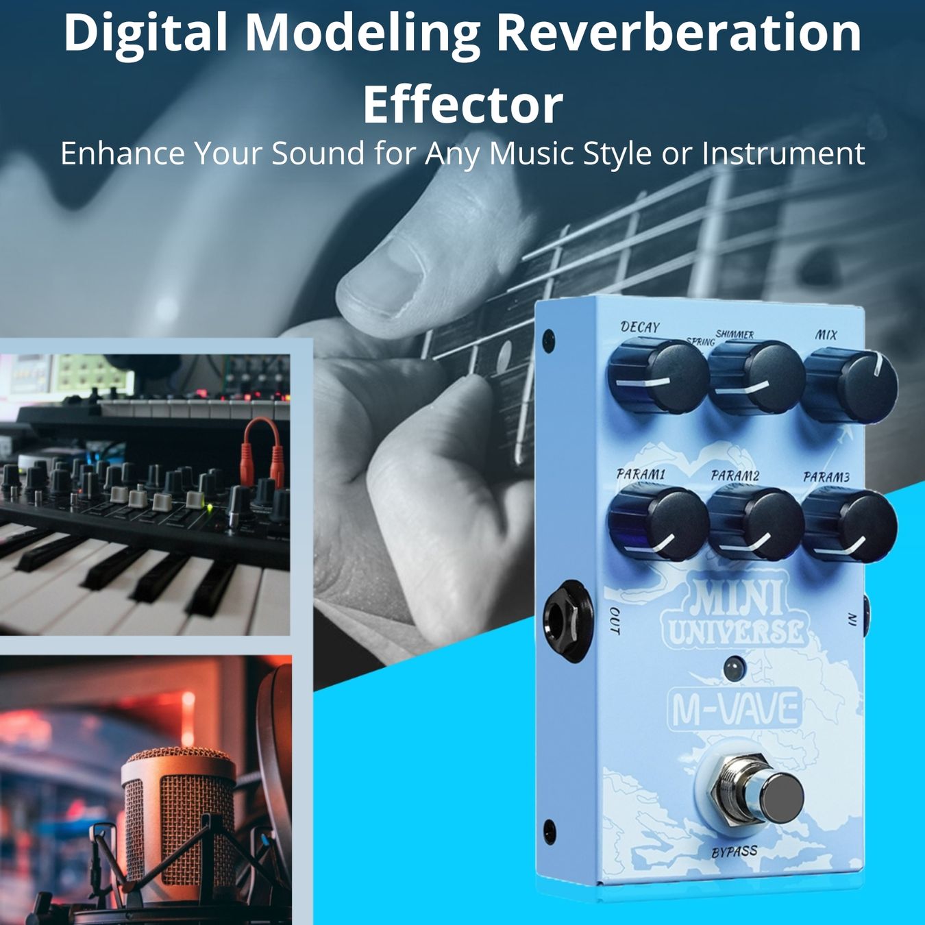 Strumenti musicali: Ultimate Digital Reverb – 9 Modes & Pro Sound – Nuovo e nell'imballaggio originale da Villars-sur-Glâne venduto da SwissTrendyStore 1
