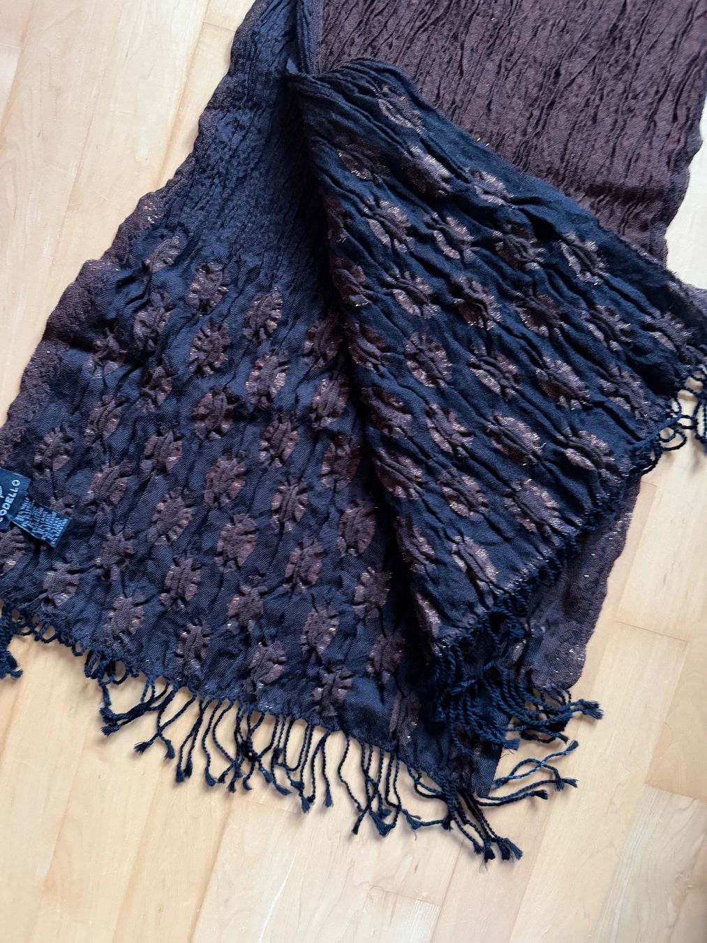 Codello Foulard & Sciarpe: Schal braun, 180cm lang – Usato da Salenstein venduto da animay 3