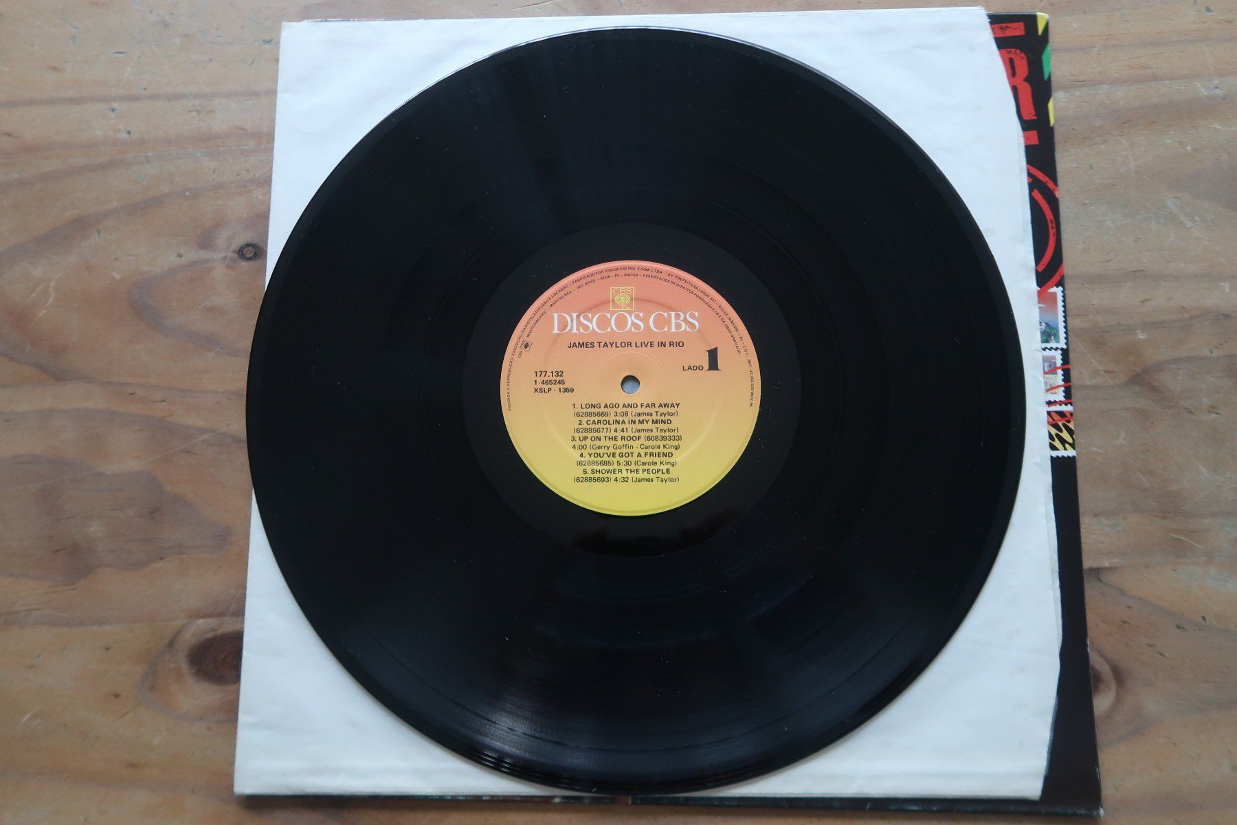 Dischi in vinile: JAMES TAYLOR - LIVE N RIO - VINYL LP – Usato da Basel venduto da Patiscat 3