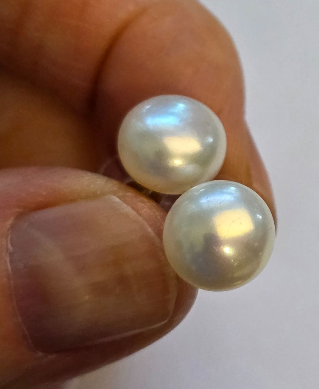 Boucles d'oreille: Ohrstecker Perlen hellrosa 11 mm Neu – Neuf (Voir description) à Zürich par ben_mn5h