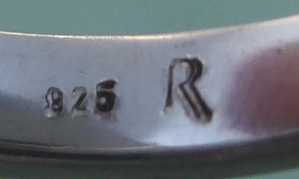 Anelli: Ring 925 Silber mit synthetischem Stein – Usato da Muri AG venduto da silvermouse007 4