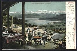 Uetliberg, Blick vom Hotel Kulm auf den 