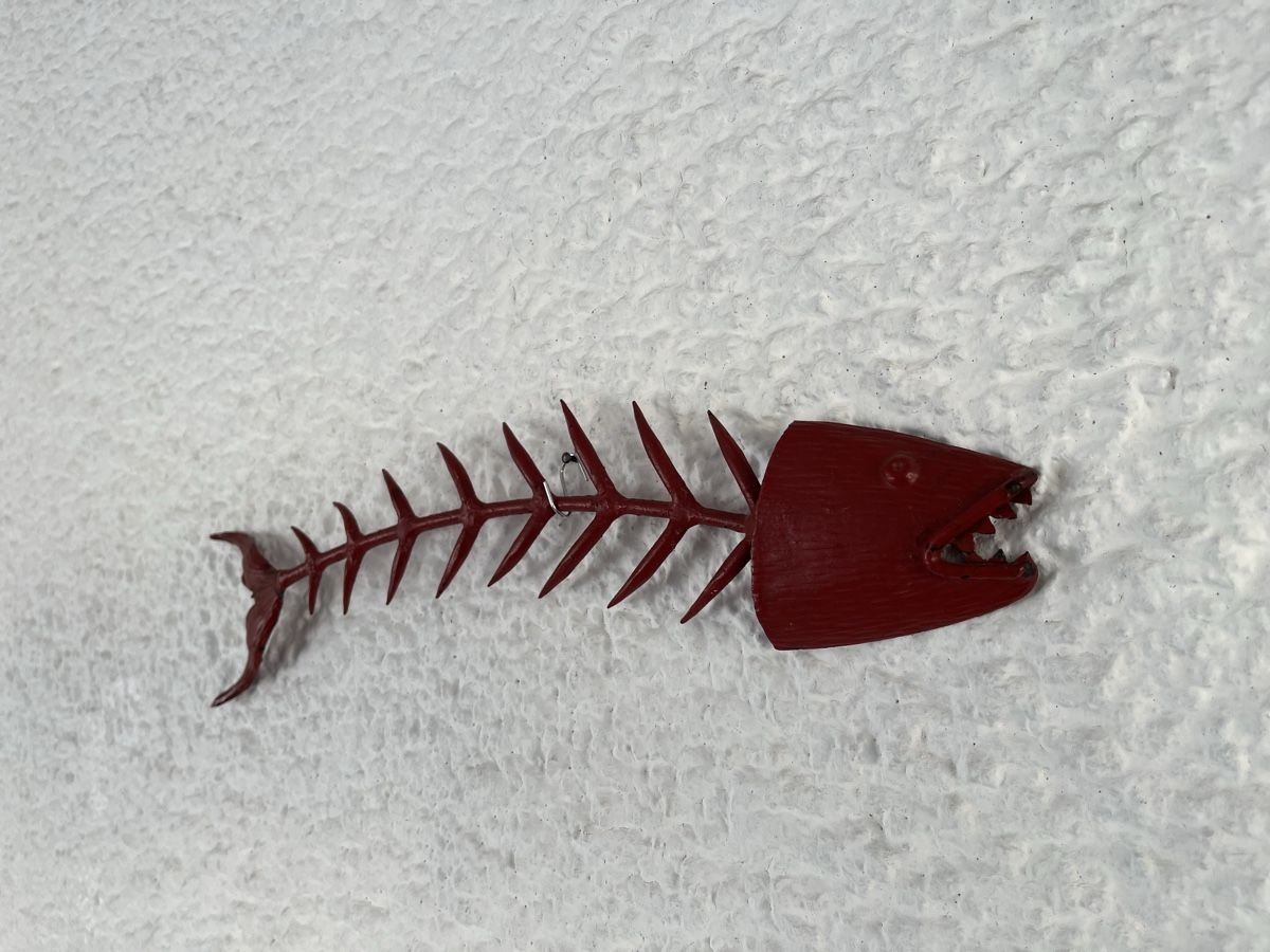 Sculture & Statue: Fischskelett / Metall lackiert – Usato da Wetzikon ZH venduto da seli03 1