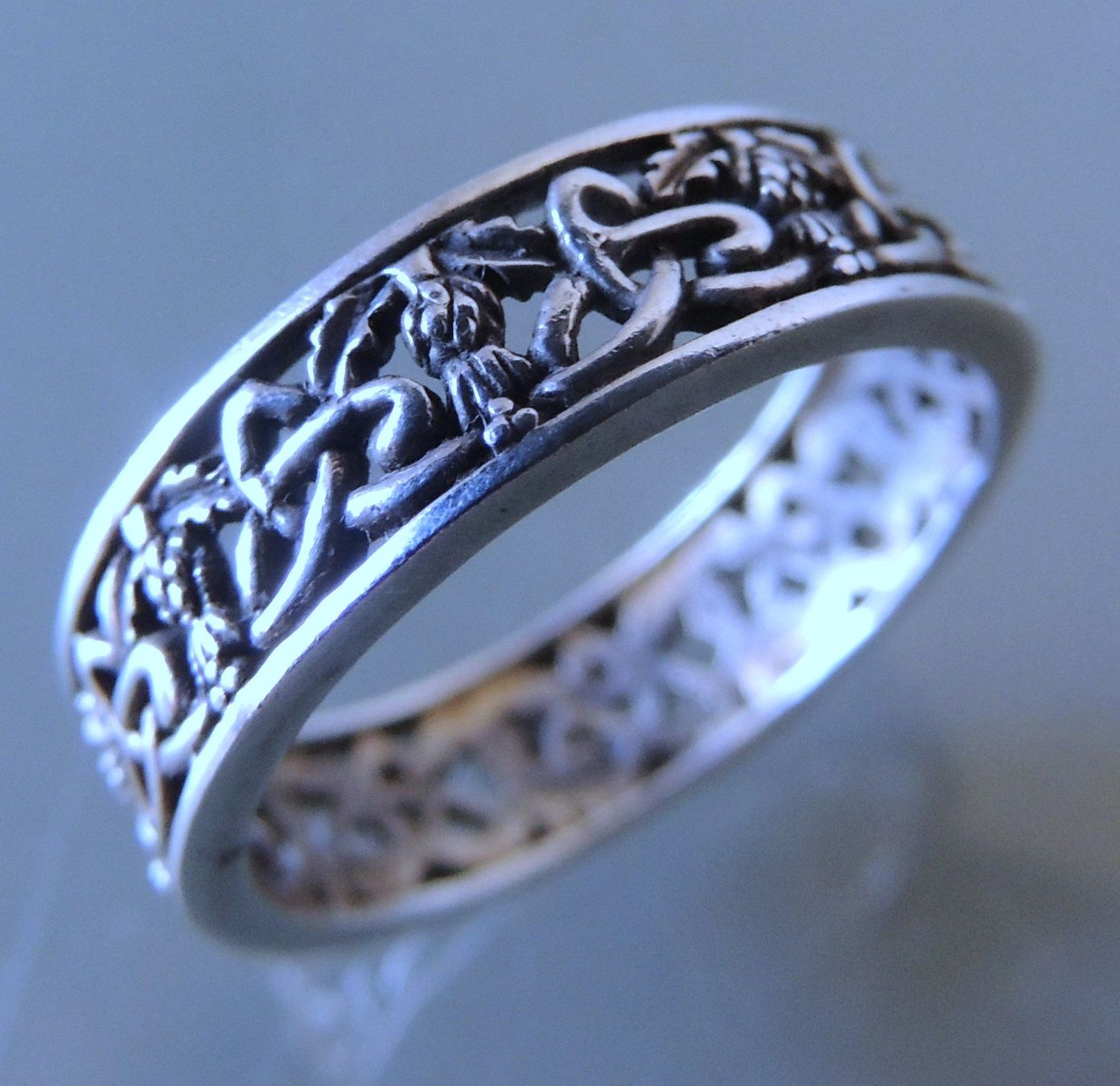 Anelli: HAMILTON & YOUNG Silber 925 celtic Fingerring Gr. 57 – Usato da Waldenburg venduto da schaller707
