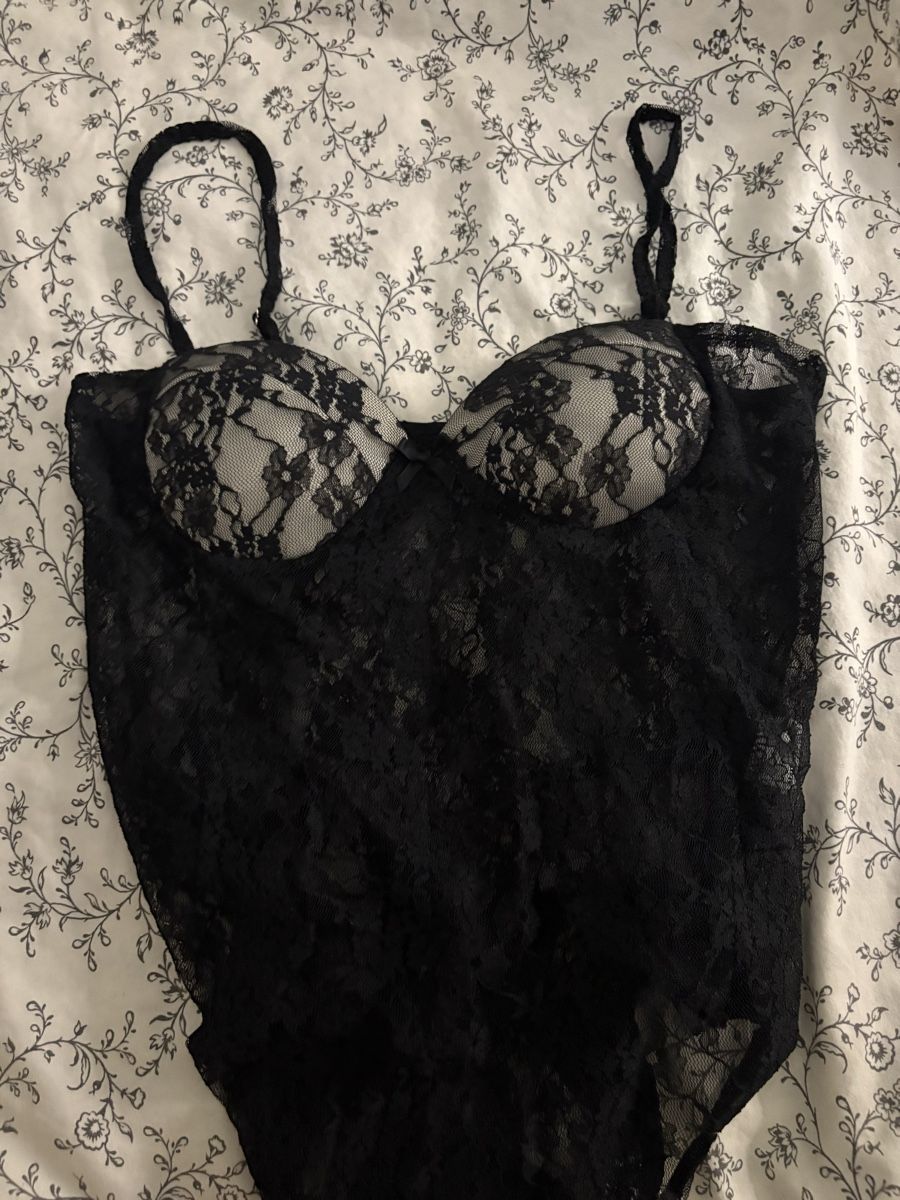 Top: Body nero in pizzo – Nuovo (secondo la descrizione) da Lamone venduto da sar_9bsk 1