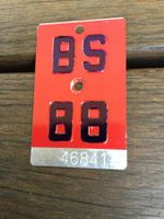 Velonummer BS 1988, die Letzte