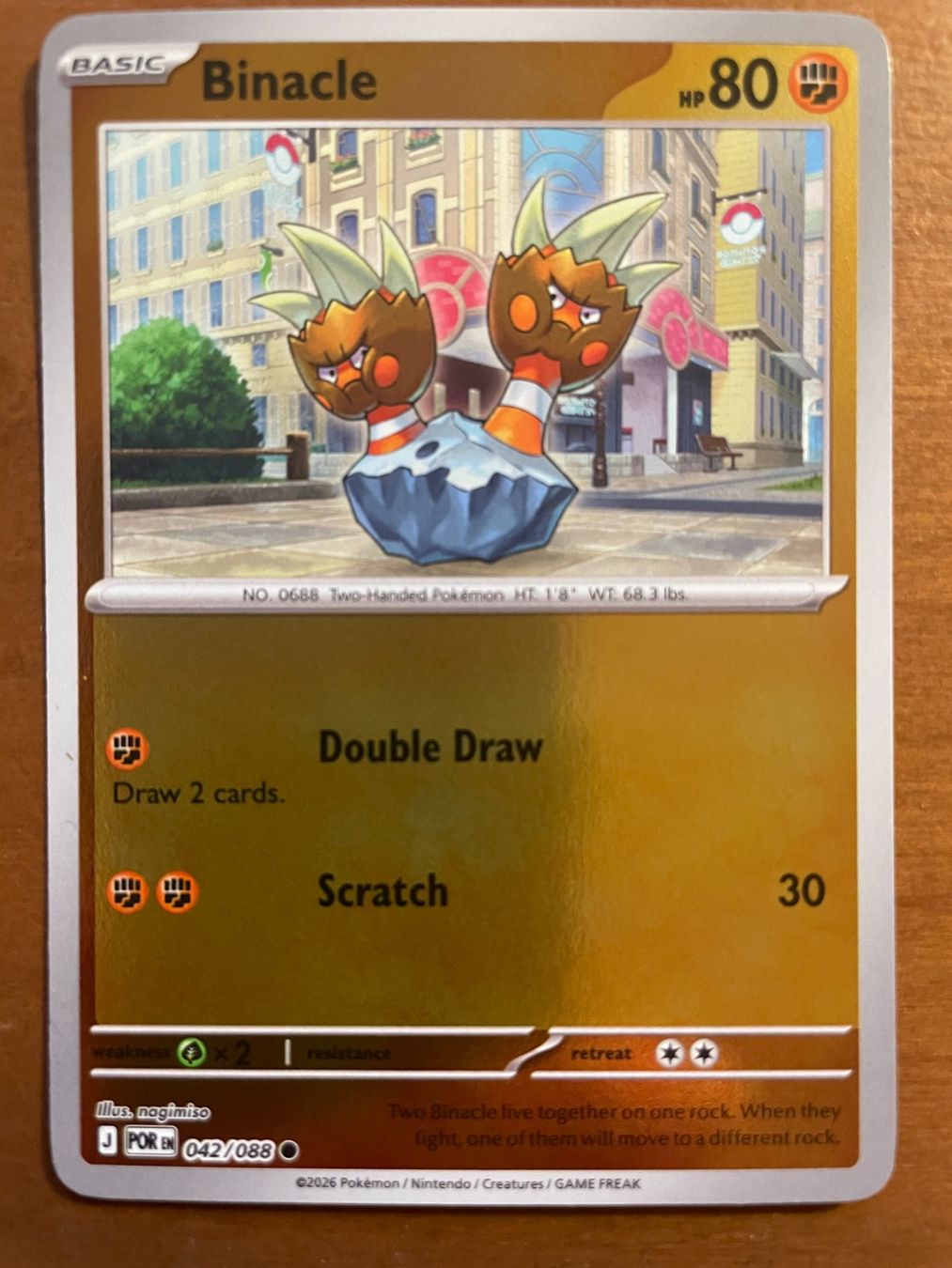 Pokémon Carte collezionabili: Pokemon Binacle Reverse (Versand gratis) – Nuovo (secondo la descrizione) da Chur venduto da Angerson