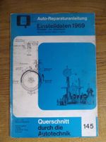 Auto Reparaturanleitung Querschnitt 1969, Oldtimer Info