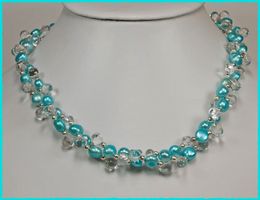 ♛ Süsswasser Zucht-Perlen Kette 2-reihig ca. 45cm