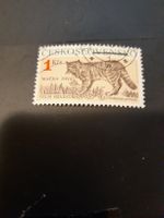 Timbre Tchécoslovaquie - Chat sauvage - Felis silvestris 49