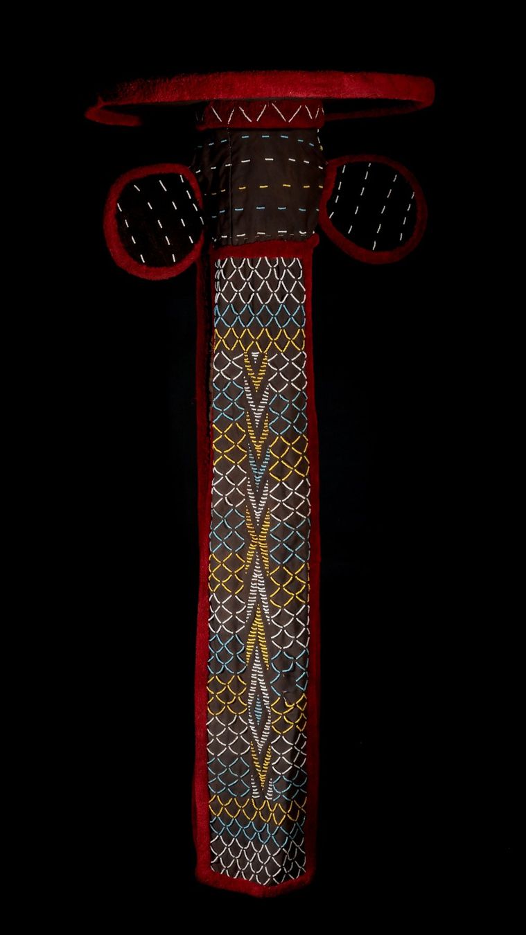 Internationale Kunst: masque éléphant perlé - Bamiléké - Cameroun – Gebraucht aus Biel/Bienne von grandsultan 2