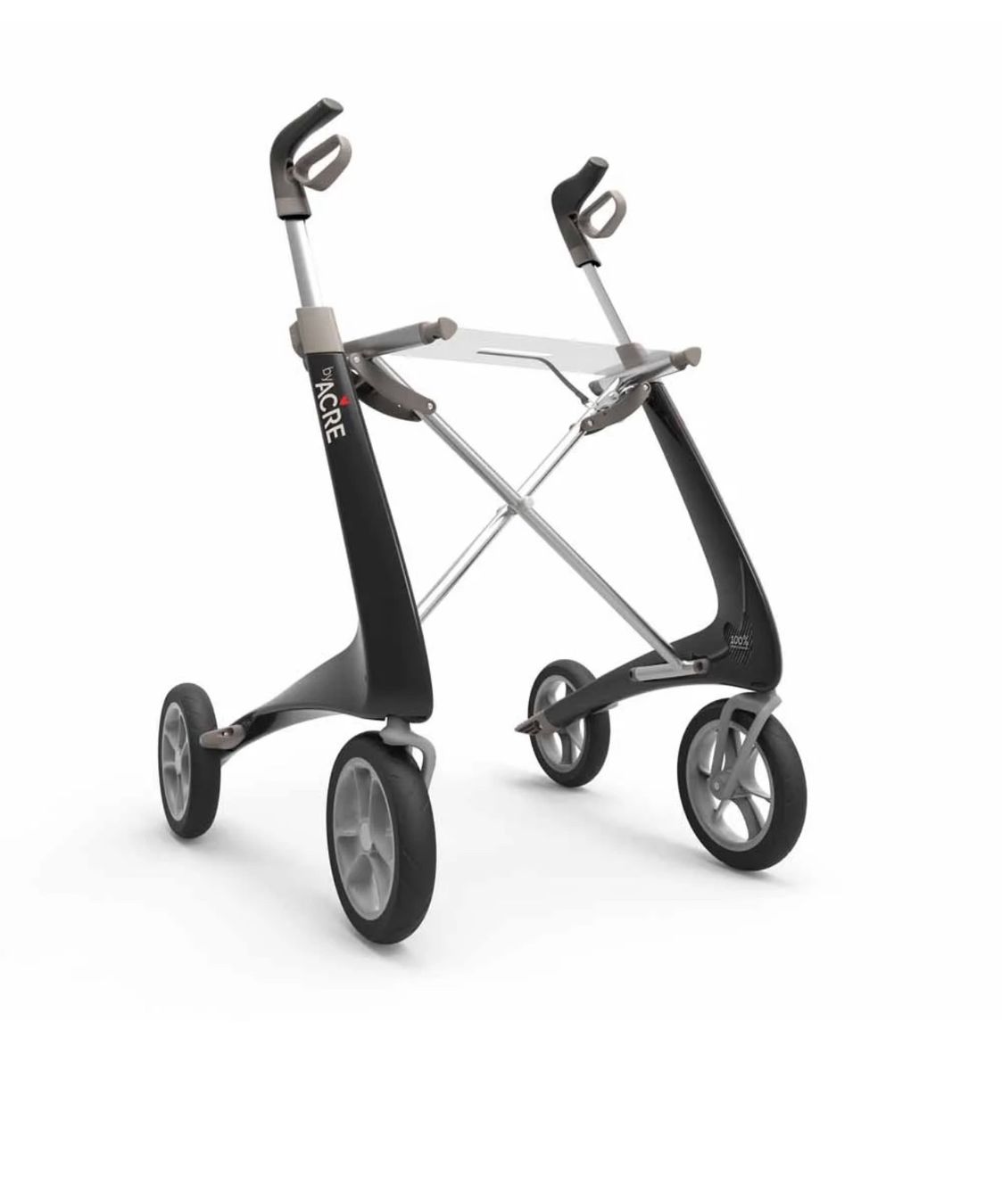 Ausili per la deambulazione: + Rollator ACRE Carbon Ultralight schwarz – Nuovo e nell'imballaggio originale da Amriswil venduto da JaJa-Express 1