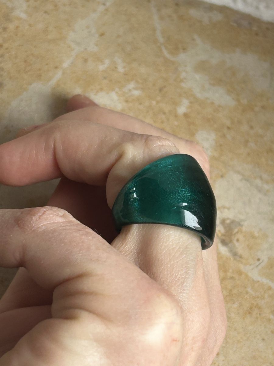 Anelli: Smaragdgrüner Ring Gr. 56/17 – Usato da Laufen venduto da Bellavitaboom 6