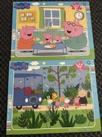 Peppa Pig 12 Piece Puzzles Set 2 Pcs New