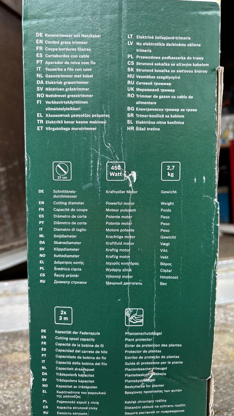 Bosch Tagliaerba: NEU Rasentrimmer ART 27 - BOSCH – Nuovo e nell'imballaggio originale da Ruvigliana venduto da mr-smith 5
