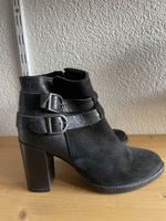 Bottines Minelli cuir noir T.38 parfaites pour l'hiver!