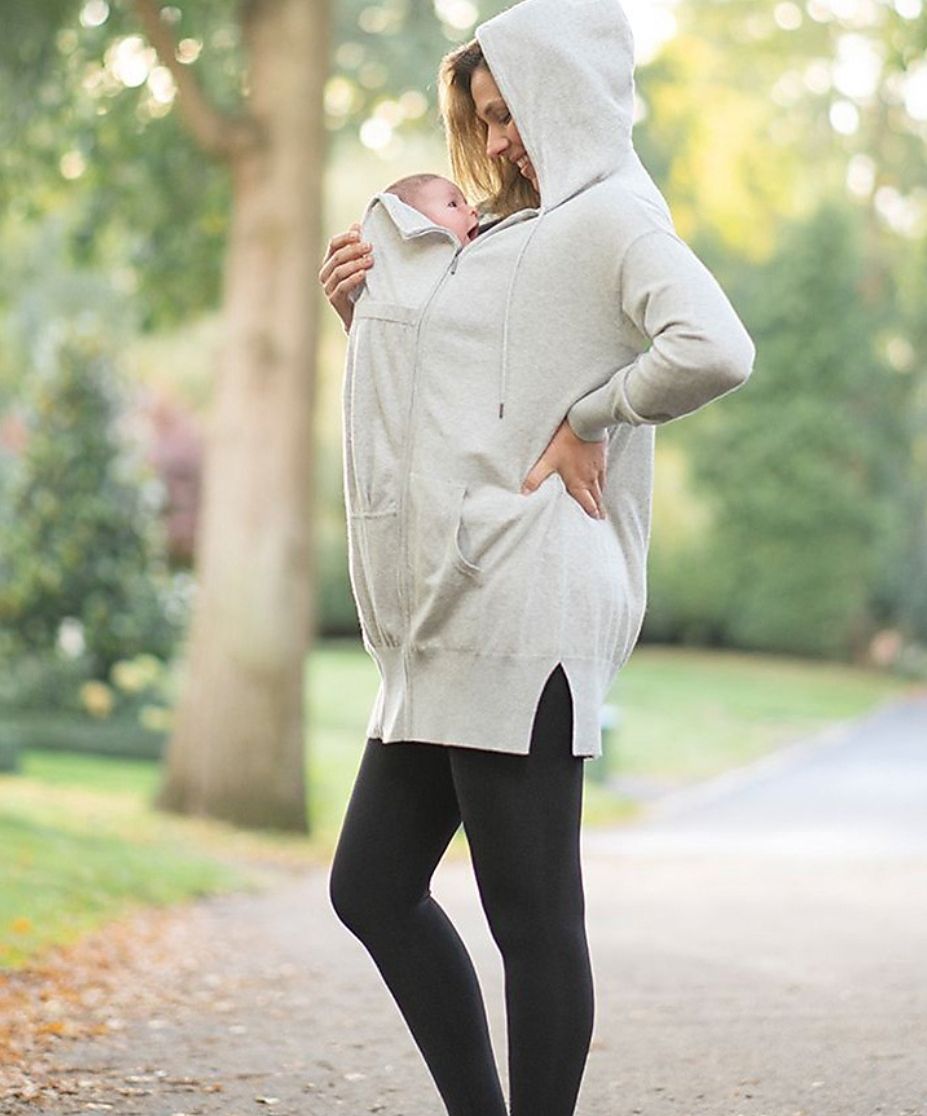 Maglioni & Felpe: Cremeweißer 3-in-1-Kapuzenpulli mit Rüschendetail – Usato da Zürich venduto da Margarida_123