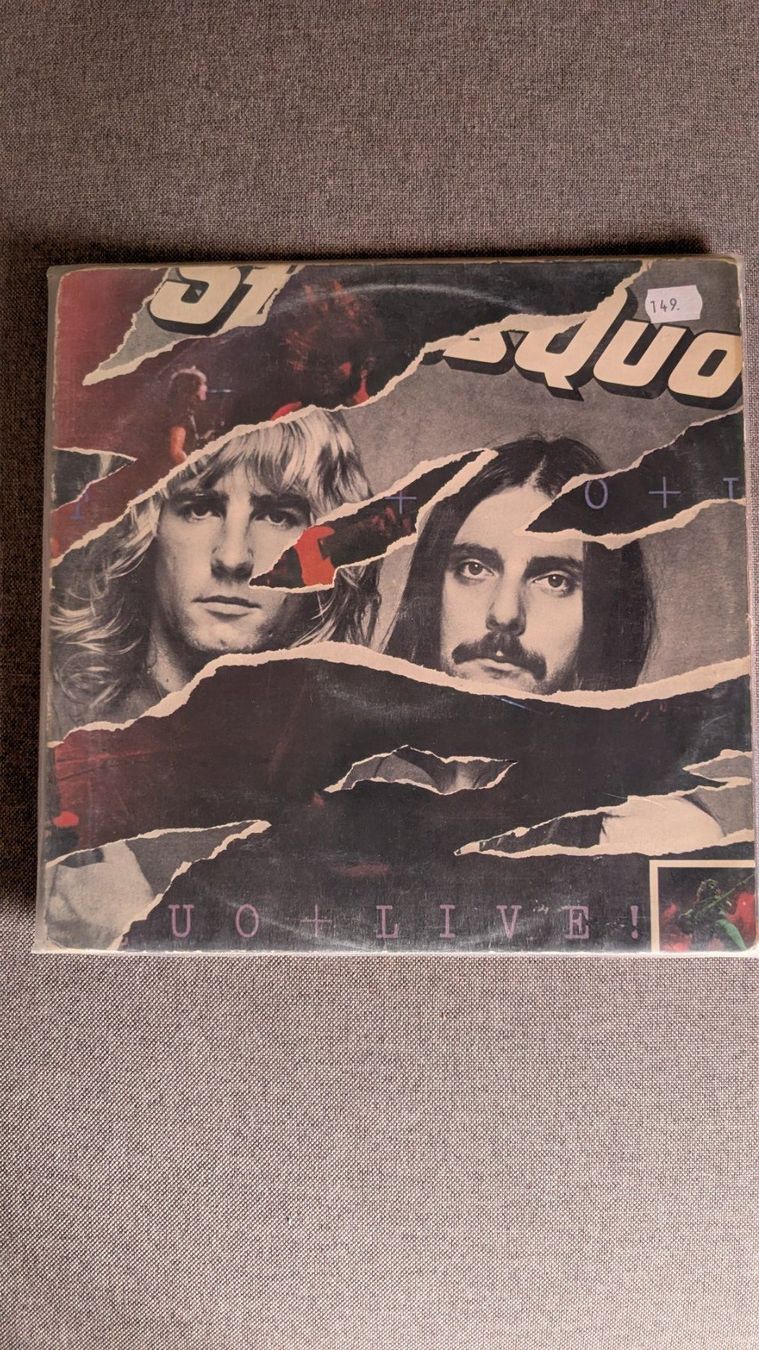 Schallplatten: Status Quo - UO + LIVE! LP – Gebraucht aus Steinen von beatstick