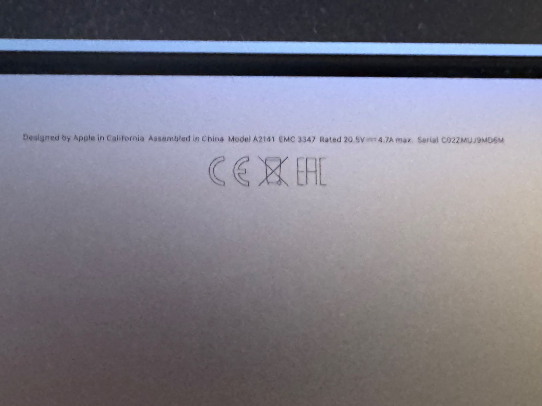 Apple PC: MacBook Apple Pro 16 - 1ère main - état impeccable – Usato da St-Aubin-Sauges venduto da Vente-Articles 4
