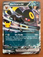 Pokemon Nachtara eX 30 Jahre (Versand gratis)