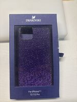 Swarovski iPhone 12/12 Pro Hülle, Violett Glitzer-Look ✨