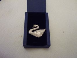 Swarovski Brosche Schwan