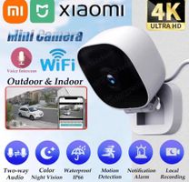 4K Mini Überwachungskamera WiFi, IP65, Nachtsicht, Bewegungs