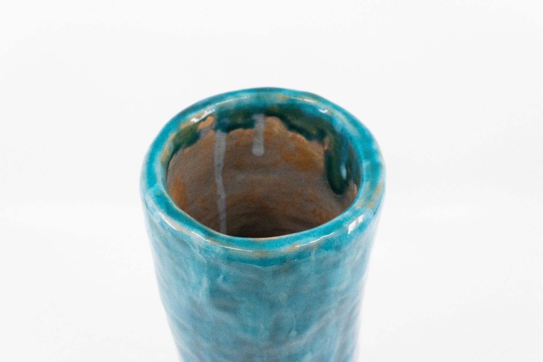 Vasen & Gefässe: Blaue Vase aus Keramik / ca. 22 cm – Gebraucht aus Zürich von ZuercherBrockenhaus 7