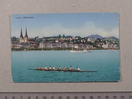 Luzern, Nationalquai, Rudern, Ruderer, Ruderboot, Schiff