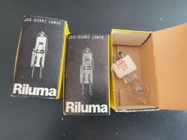 3 Halogenlampen Riluma JOD-QUARTZ Lampe 120V 600W 882