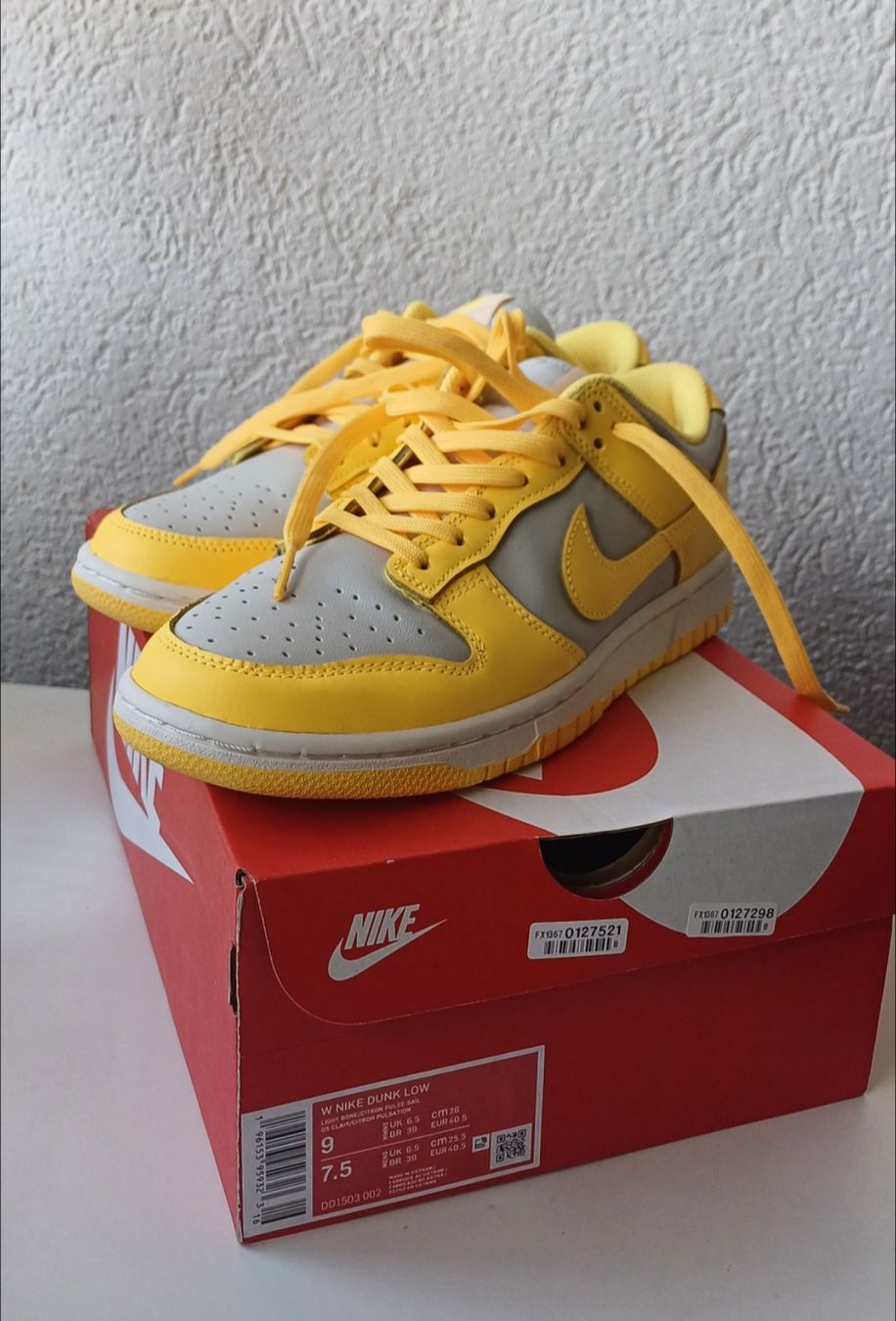 Nike Damenschuhe: Sneakers NIKE DUNK LOW Citron – Neu und originalverpackt aus Genève von tacoma08 2