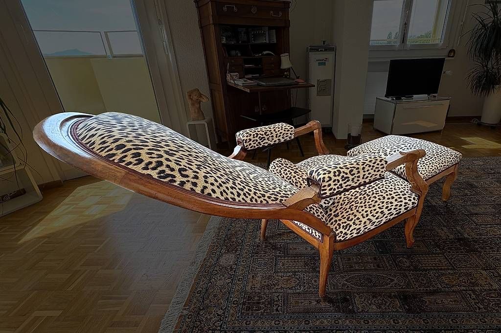 Poltrone: Fauteuil Voltaire avec repose pieds – Usato da Clarmont venduto da Picaros 2