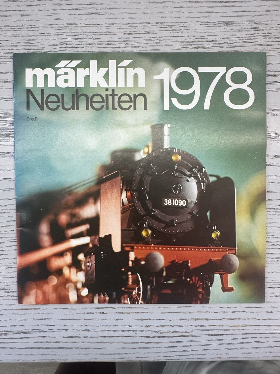 Märklin Modellini di ferrovie: Märklin Prospekt Neuheiten 1978 – Usato da Lupsingen venduto da New-Haven