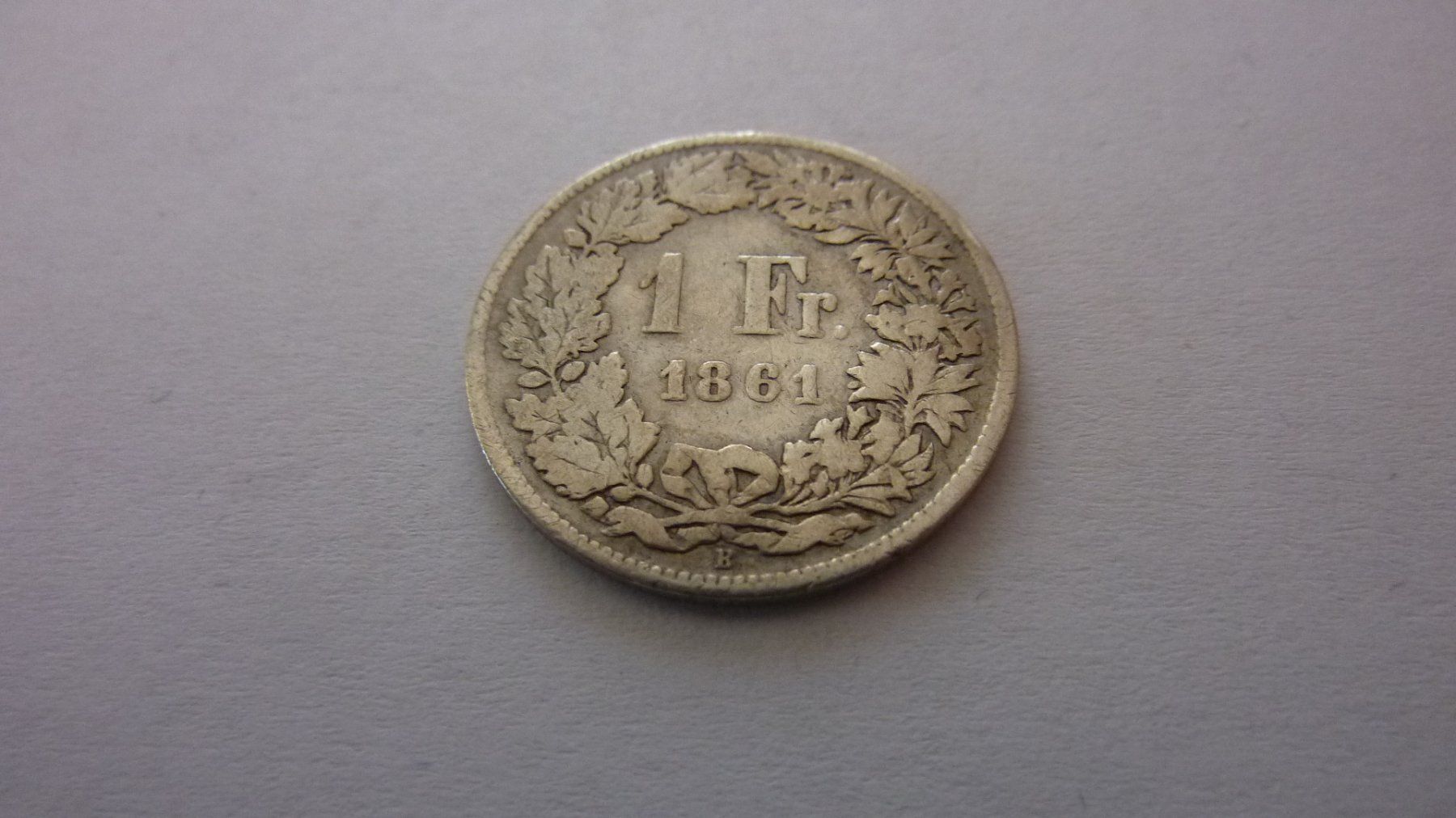 Tutti le monete: Uralter Einfränkler 1861, gebraucht – Usato da Birrwil venduto da Schnaepli 3